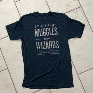 Harry Potter quote “Books Turn Muggles Into Wizards” soft graphic tee